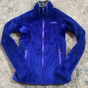 Patagonia Regulator Fleece Jacket XS Blue & purple XS